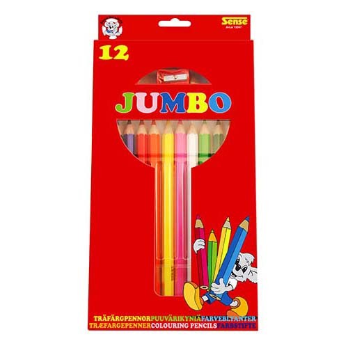 <b>Jumbo farveblyanter sekskantet</b>
